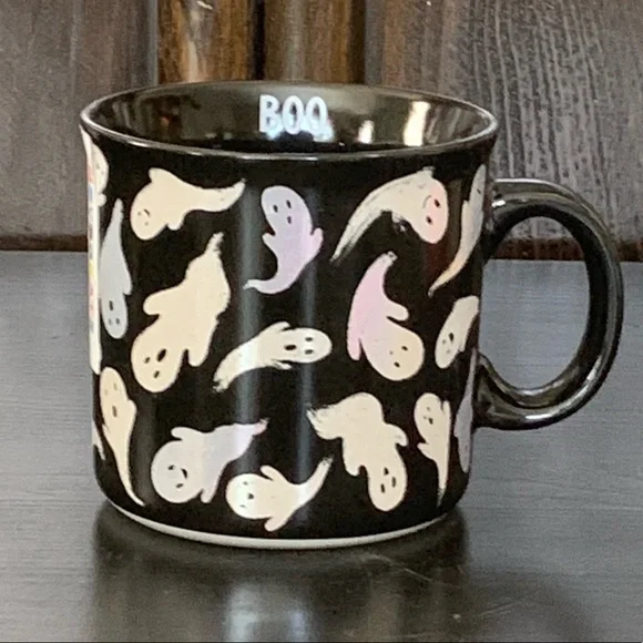 Flying Ghosts Ceramic Halloween Mug - Picture 2 of 9